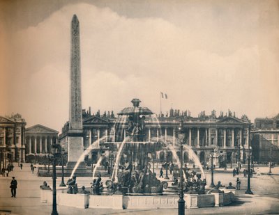 Paříž. - Place De La Concorde. -LL, c1910. od Unbekannt