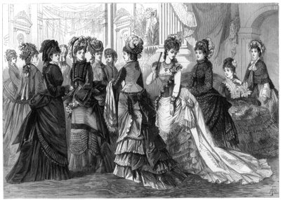 Pařížská jarní móda, 1875 od Unbekannt