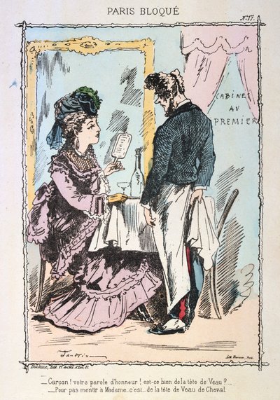 Paříž obléhána, 1870-1871. od Unbekannt