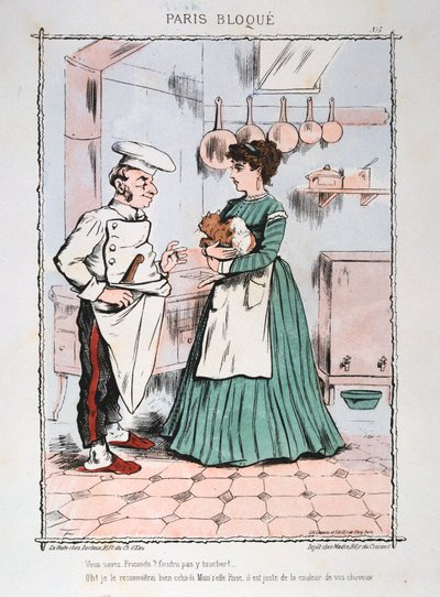 Paříž obléhána, 1870-1871. od Unbekannt