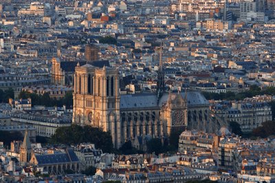 Město Paříž, katedrála Notre Dame de Paris, Paříž, Francie od Unbekannt