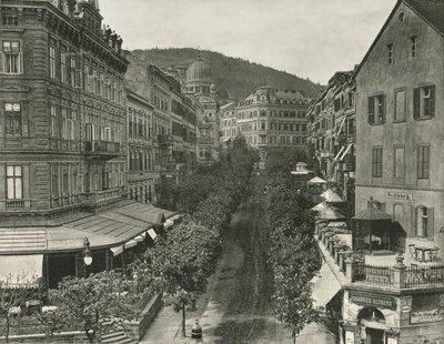 Parkstrasse, Karlovy Vary, Československo, 1895. od Unbekannt