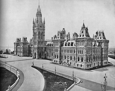 Budovy parlamentu, Ottawa, Kanada, c1897. od Unbekannt