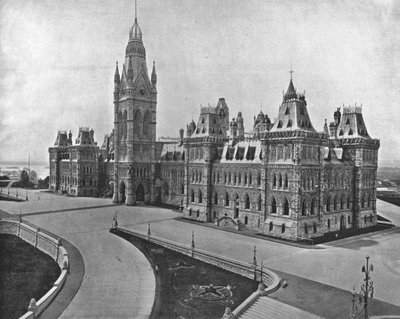 Budovy parlamentu, Ottawa, Kanada, c1900. od Unbekannt