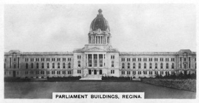 Budovy parlamentu, Regina, Saskatchewan, Kanada, 20. léta 20. století od Unbekannt