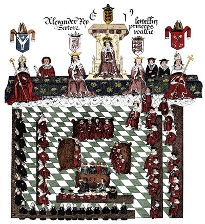 Parlament Edwarda I., 13. století, c1905 od Unbekannt