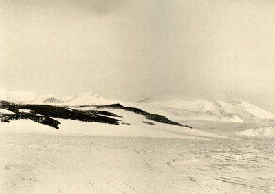 Část Queen Alexandra Range 1500 Feet Up The Glacier, c1908, 1909. od Unbekannt