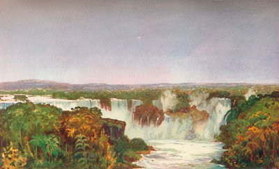 Částečný pohled na vodopády Iguassu, 1914. od Unbekannt