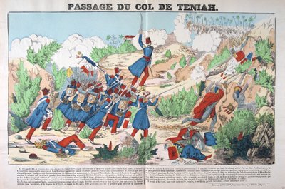 Passage du Col Teniah, dobytí Alžírska, 12. května 1840, Francie 19C od Unbekannt