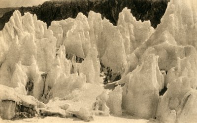 Průchod východního ledovce Rongbuk, c1918-c1939. od Unbekannt