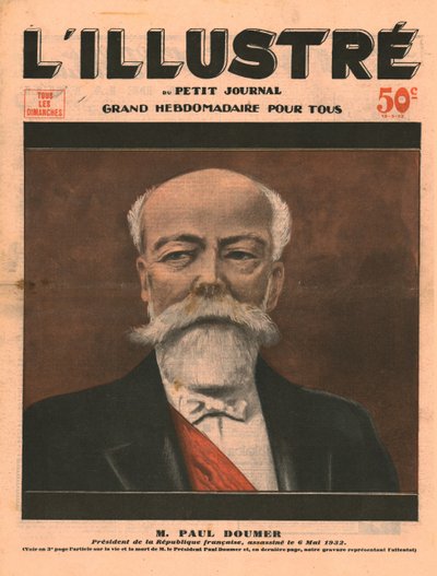 Paul Doumer, prezident Francouzské republiky, zavražděn 6. května 1932. od Unbekannt