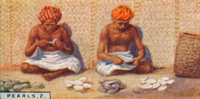 Pearls, 2. - Opening the Oysters, Cejlon, 1928 od Unbekannt