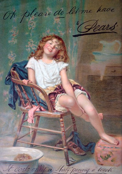 Reklama na mýdlo Hrušky, 1910 od Unbekannt