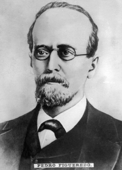 Pedro Felipe Figueredo 1818-1870, kubánský básník, hudebník a bojovník za svobodu, c1910 od Unbekannt