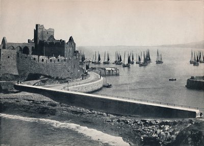 Peel - Starý hrad a přístav, 1895 od Unbekannt