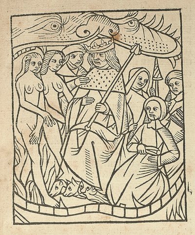 Perceval, Příběh grálu od Chrétiena de Troyes, 1523. od Unbekannt