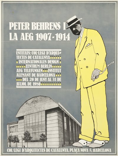 Plakát Peter Behrens a AEG 1907-1914 od Unbekannt