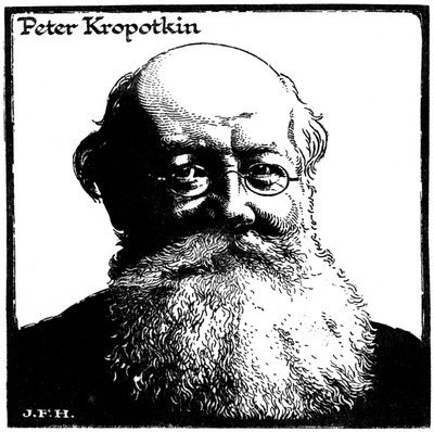 Peter Kropotkin, ruský anarchista, c1920 od Unbekannt