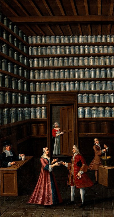 Lékárna, um 1700 od Unbekannt