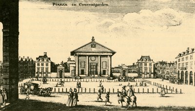 Piazza v Covent Garden, 18. století, 1925. od Unbekannt