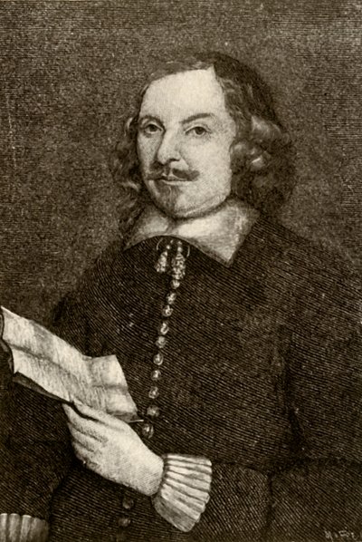 Obrázek Edwarda Winslowa v puritánských šatech, 1644, 1937. od Unbekannt