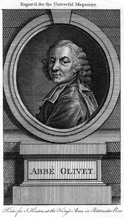Pierre-Joseph Thoulier dOlivet, francouzský duchovní a literát, 18. od Unbekannt