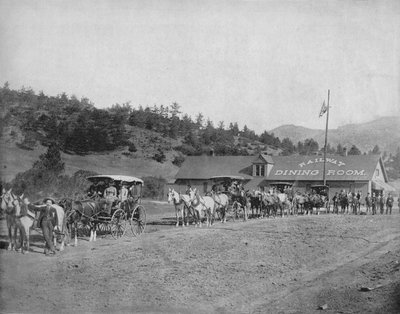 Pikes Peak Col. Toll Road, c1897. od Unbekannt