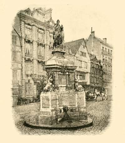 Place De La Maid, Rouen, 1890. od Unbekannt
