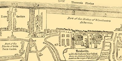 Plán Bankside, počátek sedmnáctého století, c1878. od Unbekannt