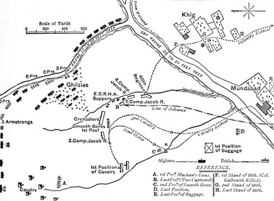Plán bitvy o Maiwand, 27. července 1880, c1880 od Unbekannt
