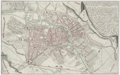 Plán Berlína 1760 od Unbekannt