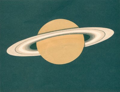 Planety - Obr.2. Saturn, c1902 od Unbekannt