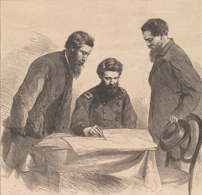 Plánování zajetí Bootha a Harolda, 1865. od Unbekannt