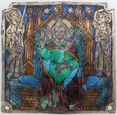 Deska s Kristem v majestátu, Katalánština, 14. století. od Unbekannt
