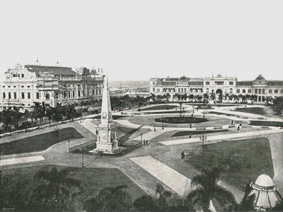 Plaza de la Victoria, Buenos Aires, Argentina, 1895. od Unbekannt