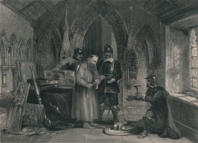 Plundrování klášterů, 19. století. od Unbekannt