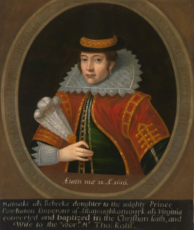 Pocahontas, po roce 1616. od Unbekannt