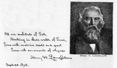 Báseň napsal Henry Longfellow od Unbekannt
