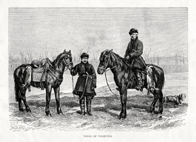 Poláci z Volyně, západní Ukrajina, 1879 od Unbekannt