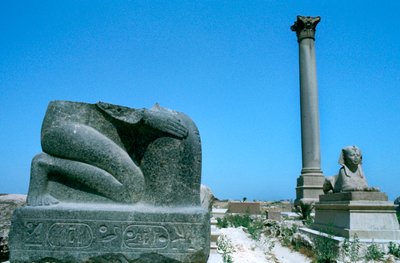 Pompeyův sloup, Alexandrie, Egypt od Unbekannt