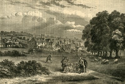 Pond Street, Hampstead, v roce 1750, c1876. od Unbekannt