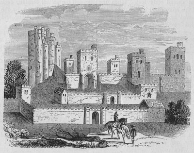Hrad Pontefract, c1880 od Unbekannt