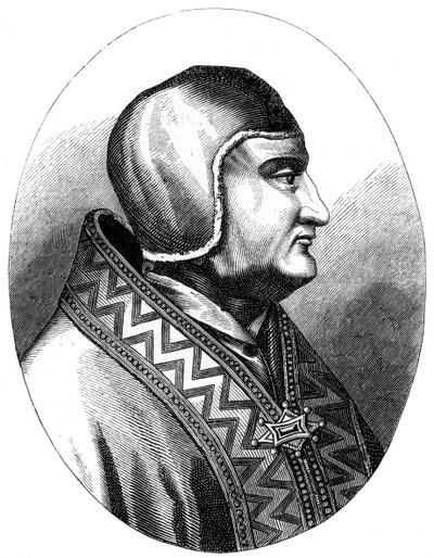 Papež Klement IV d1268, 1849 od Unbekannt