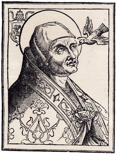 papež Řehoř I. Veliký od Unbekannt