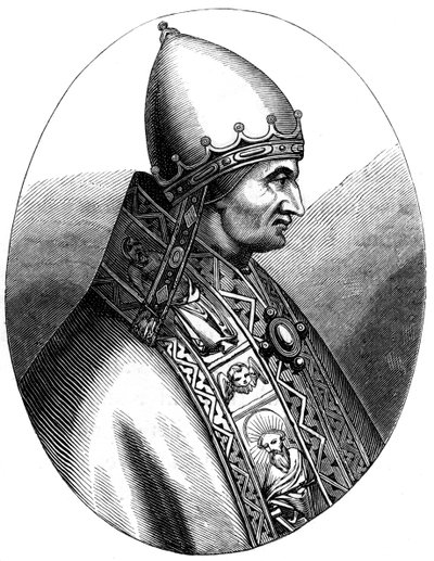 Papež Innocent IV 1180-1254, 1849 od Unbekannt