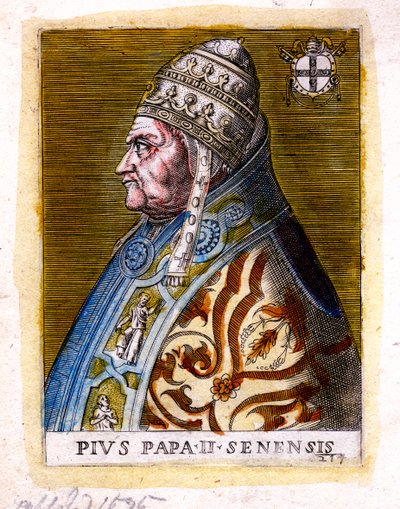 Papež Pius II, c19. století od Unbekannt