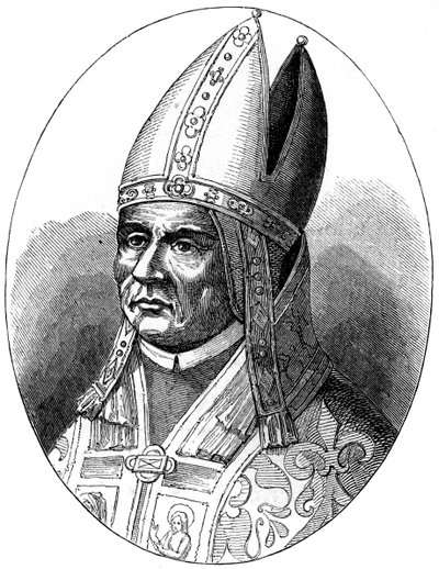 Papež Silvestr I d335, 1849 od Unbekannt