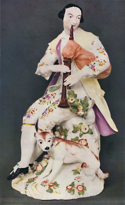 Porcelánová figurka s označením WD-CO. Derby, asi 1760, c1760 od Unbekannt