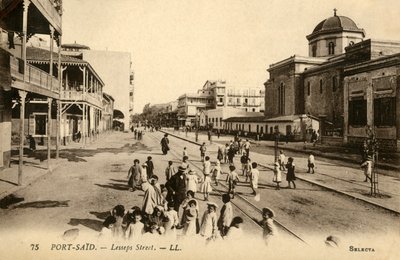 Port-Said. - Lesseps Street. - LL., c1918-c1939. od Unbekannt