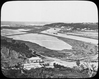 Port Alfred, řeka Kowie, diamantové a zlaté doly v Cape, Jižní Afrika, c1890 od Unbekannt